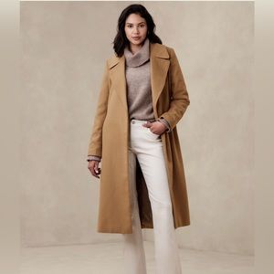 Banana Republic TIE-WAIST WRAP COAT
